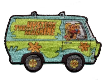 Scooby Doo Mystery Machine Van Embroidered patch 3 1/8 inches Wide 