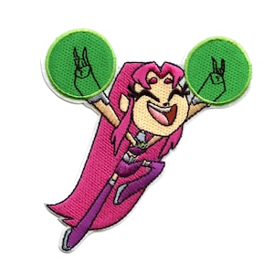 Teen Titans Go! Starfire Patch DC Cartoon Network Embroidered Iron On BE6