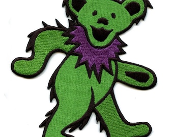 Official Grateful Dead Bear Green Patch 