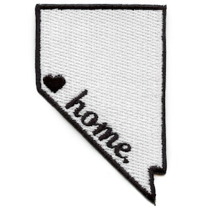 Nevada Home State Patch Embroidered Iron On AG5