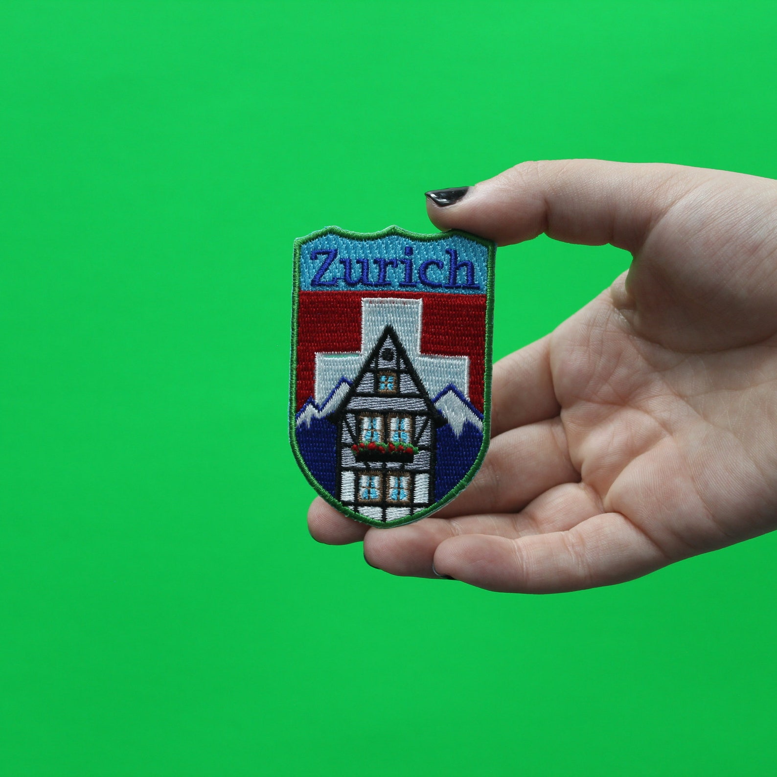 Zurich Switzerland Shield Patch Embroidered Iron on BG7 Etsy