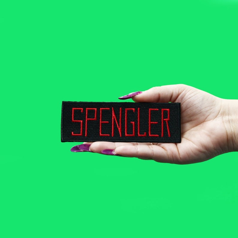 Ghostbusters Spengler Name Tag Patch Costume Embroidered Iron - Etsy