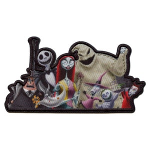 Nightmare Before Christmas Patch Group Sublimation Iron On CA4