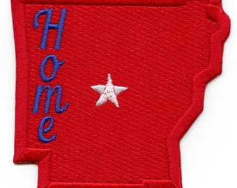 Arkansas State Home Patch US Travel Love Embroidered Iron On BA7