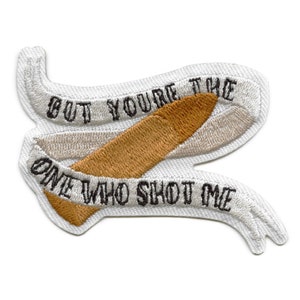 You&#39;re The One Bullet Patch Rock Song Lyrics Embroidered Iron On EH4
