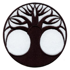 Tree Of Life Round Patch Grow Earth Embroidered Iron On AB6