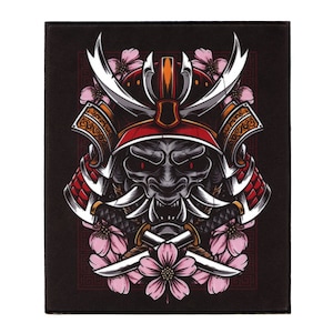 Cherry Blossom Demon Samurai Large FotoPatch Iron On D6
