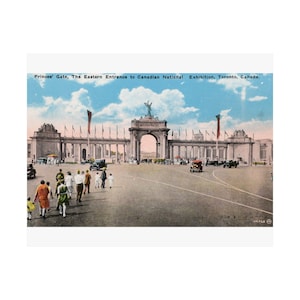 Princes' Gates Toronto Print - Canadian National Exhibition Entrance - Vintage Toronto Wall Art