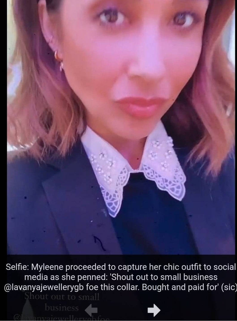 Pearl Collar, Fake Collar With Rhinestone & Pearl Embellishments