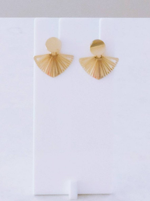 Gold RBG Earrings.dissent Collar, Drop Earrings, Art Deco Earring