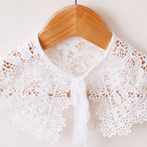 White Lace Collar - Etsy