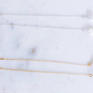 Freshwater Pearl threader Earrings. Freshwater Keishi pearl earrings. Threader Earrings. Gold or Silver. Adjustable, Valentine&#39;s Day gifts
