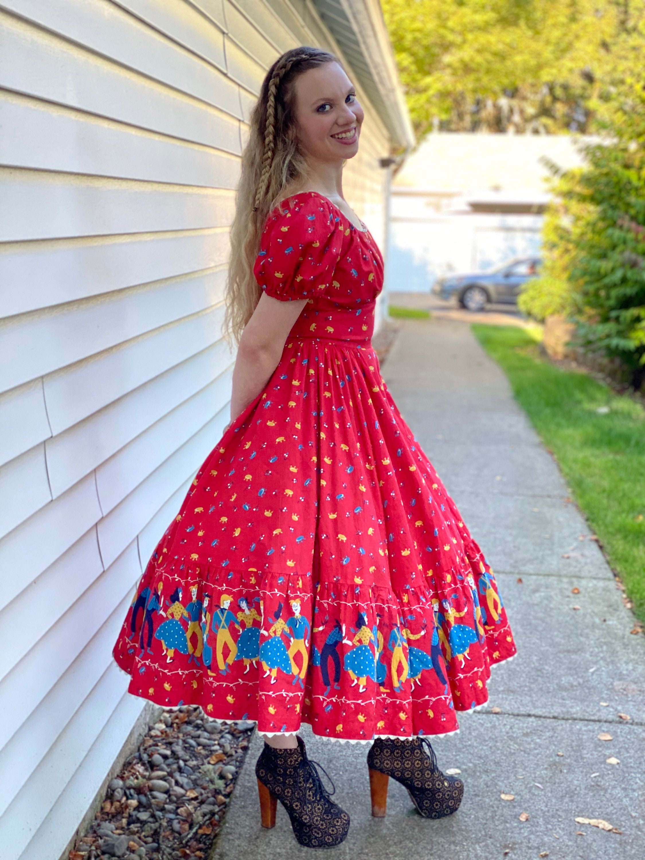 red western frock