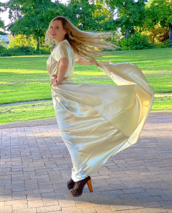 30s Wedding Gown, Gatsby Style Dress,Candlelight S