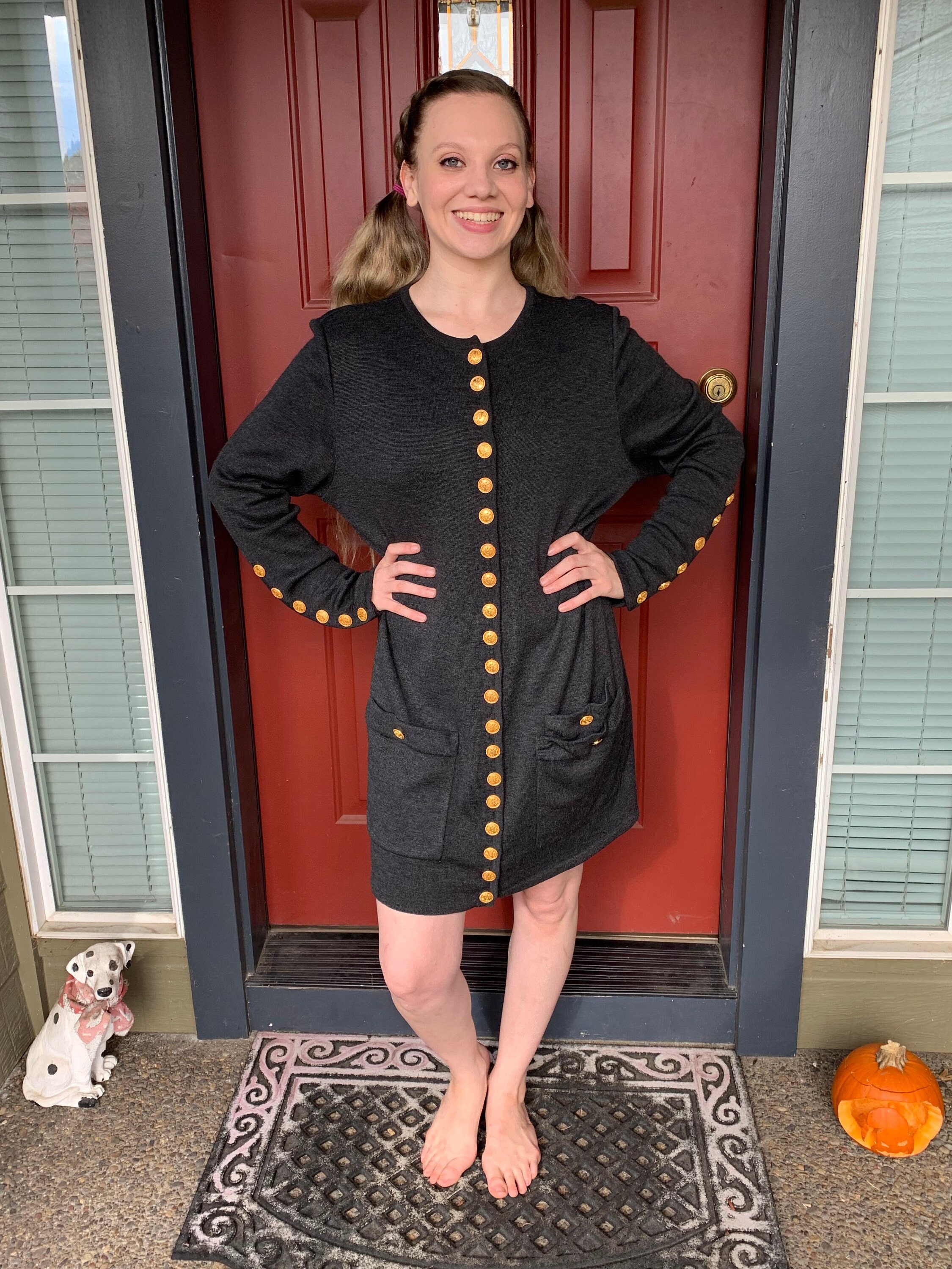 Gold dress sweater hot sale