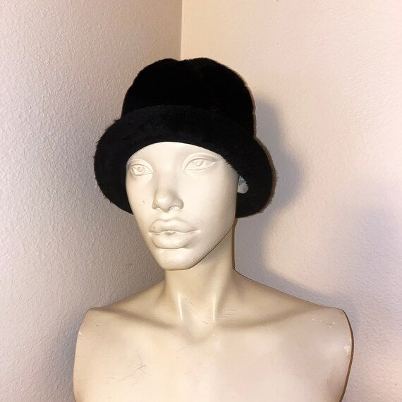 60s Miss Dior by CHRISTIAN DIOR Black MOD Bucket H