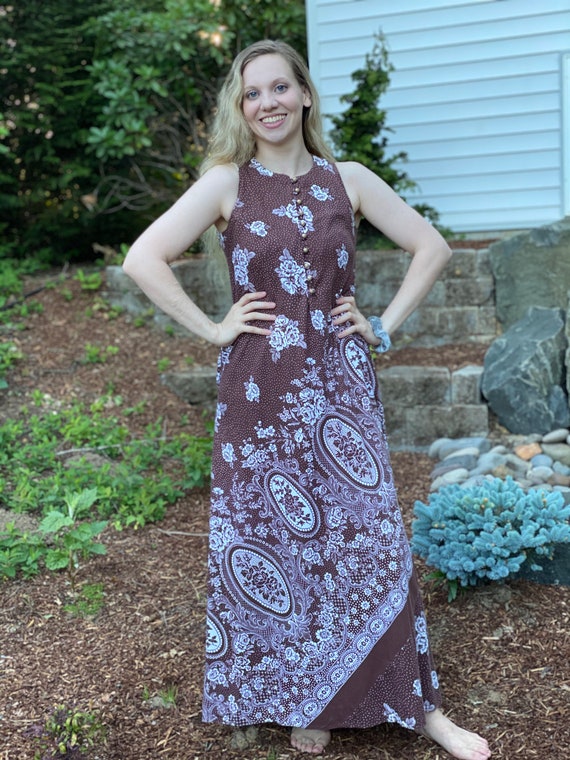 cotton muumuu with pockets