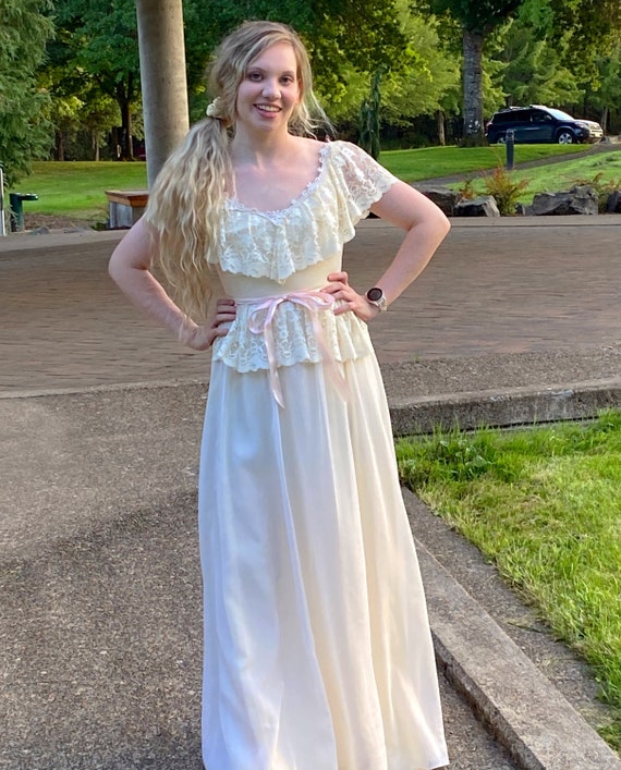 victorian style maxi dress