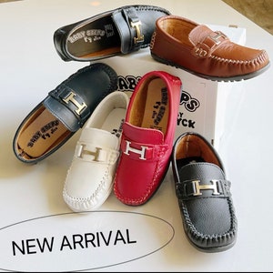 Boys shoes |handmade |100% Leather |Lovely soft shoes |Slip on  Kids Loafers Flat shoes |Toddler|Little kid|Big boys| Baptism shoes