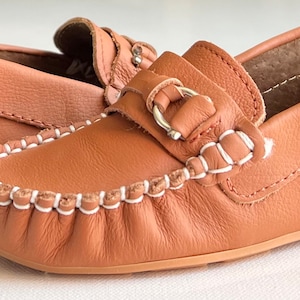Boys shoes |handmade |Leather |Lovely soft shoes |Slip on Loafers Flat shoes |Toddler|Little kid|Big boys| Baptism shoes