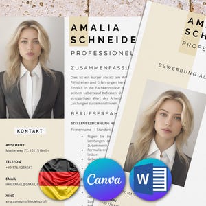 Tabellarischer lebenslauf vorlage für Word und Canva: professionelle Bewerbungsvorlagen für einen erfolgreichen Einstieg in den Job