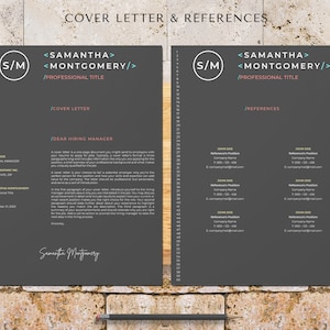 web developer cover letter and reference page template