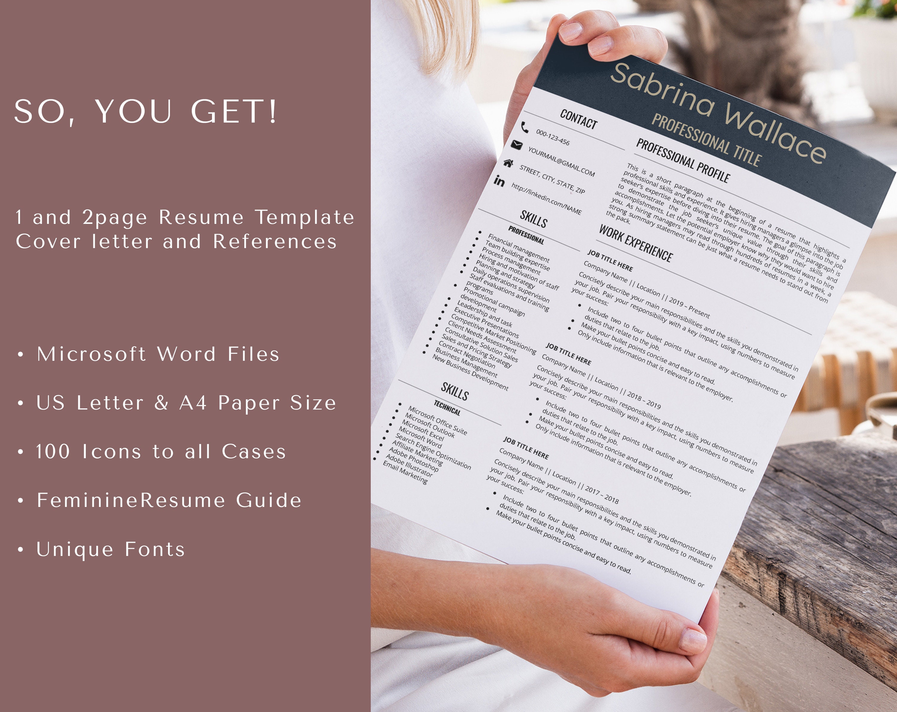 Harvard amp Yale Resume Template - Il Fullxfull.4989481108 Bpt4