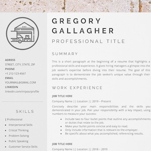Warehouse worker resume template for Word, warehouse manager, warehouse supervisor, warehouse lead, warehouse clerk, warehouse team leader
