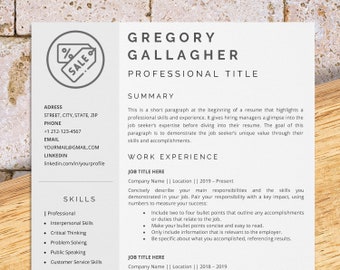 Sales manager resume template for Word, sales representative, salesman, salesforce admin, sales engineer, sales assistant resume