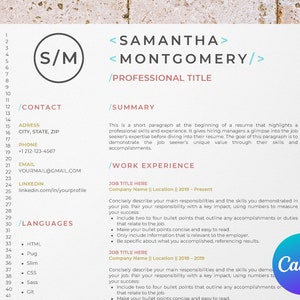 Può includere: Un modello di curriculum vitae con un design moderno. Il modello presenta un layout semplice e pulito, con un focus sulle competenze e l'esperienza del candidato. Il modello include sezioni per le informazioni di contatto, il riepilogo, l'esperienza lavorativa e le lingue.