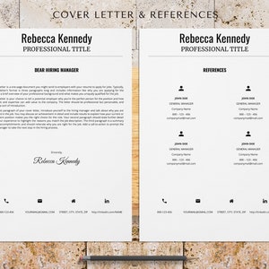 Federal government resume template for Google Docs, Military resume, USA jobs resume, Harvard & Yale resume, two column, single page image 3