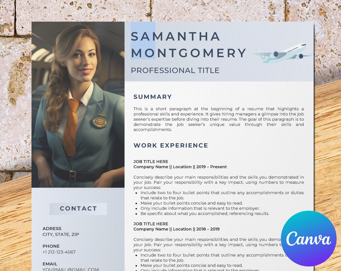 Flight Attendant Resume Template - Il 1140xN.5658972457 97sx 