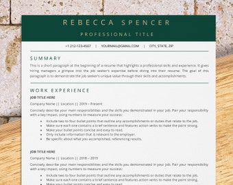 ATS CV-sjabloon voor Word: maak een schoon en professioneel CV