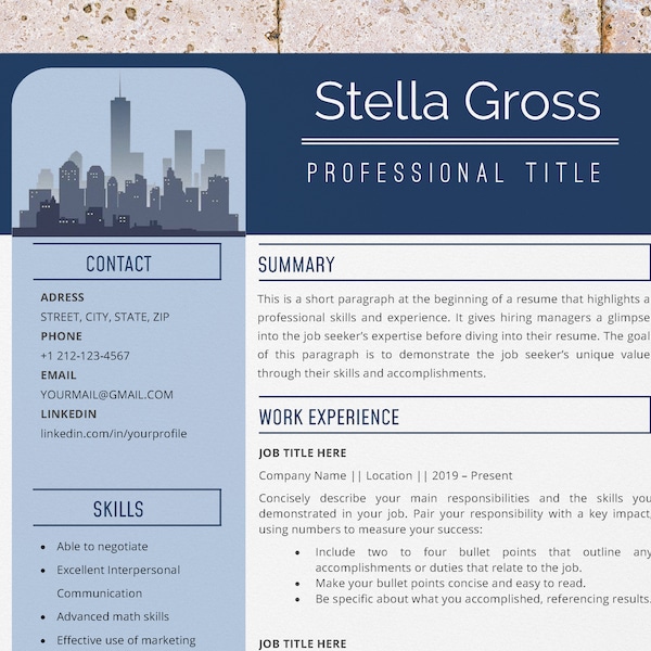 Realtor resume template for Word, real estate assistant, leasing consultant, leasing manager, salesperson, urban planner, apartment manager