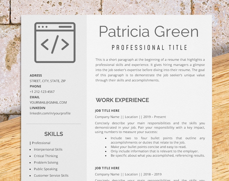 software engineer resume template