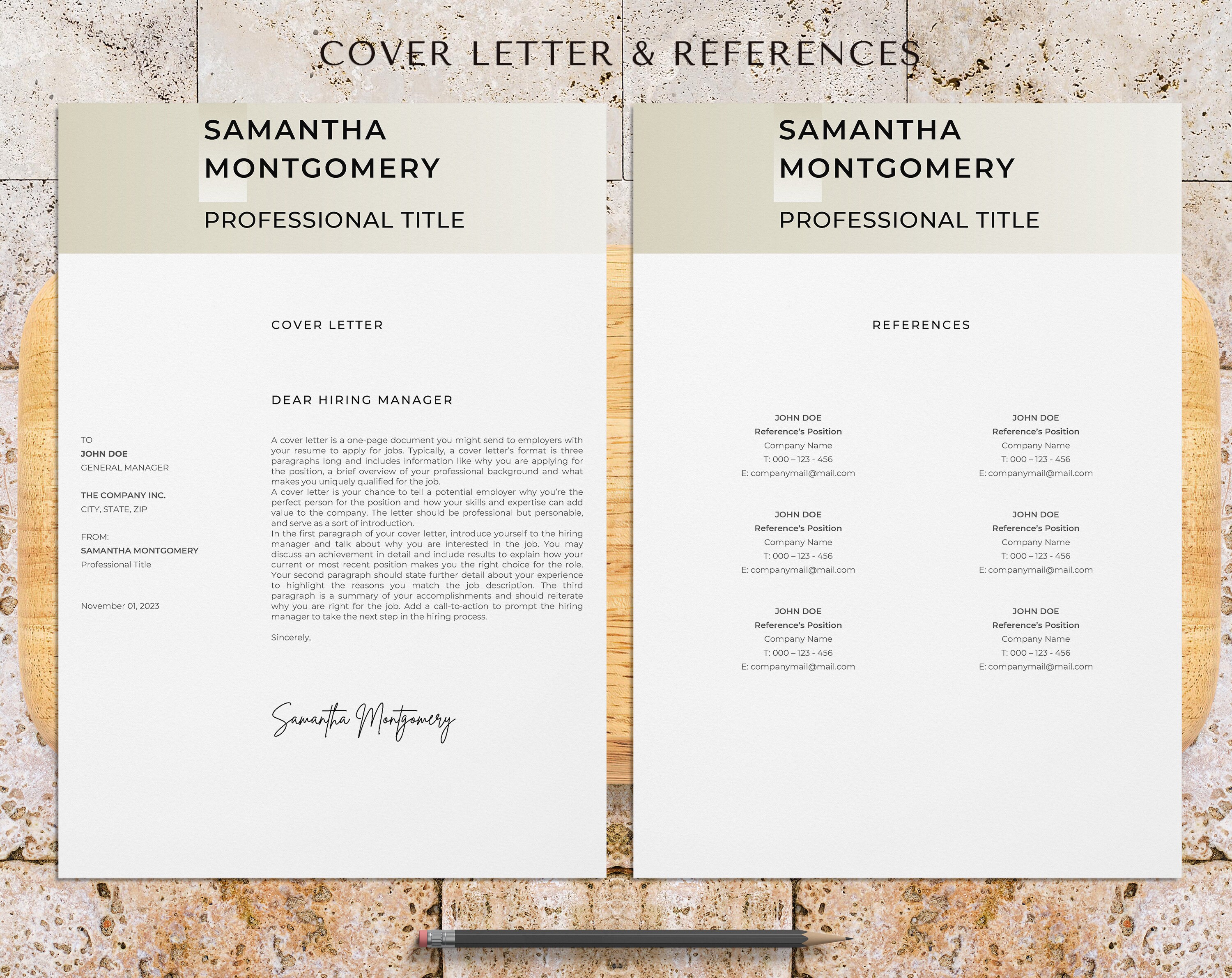 Stay at Home Mom Resume Template for Canva With Photo: Unleash Your ...