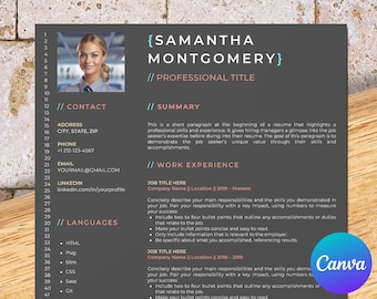 Java developer resume template for Canva, software engineer, it programmer, full stack, web, backend, game developer, angular, android