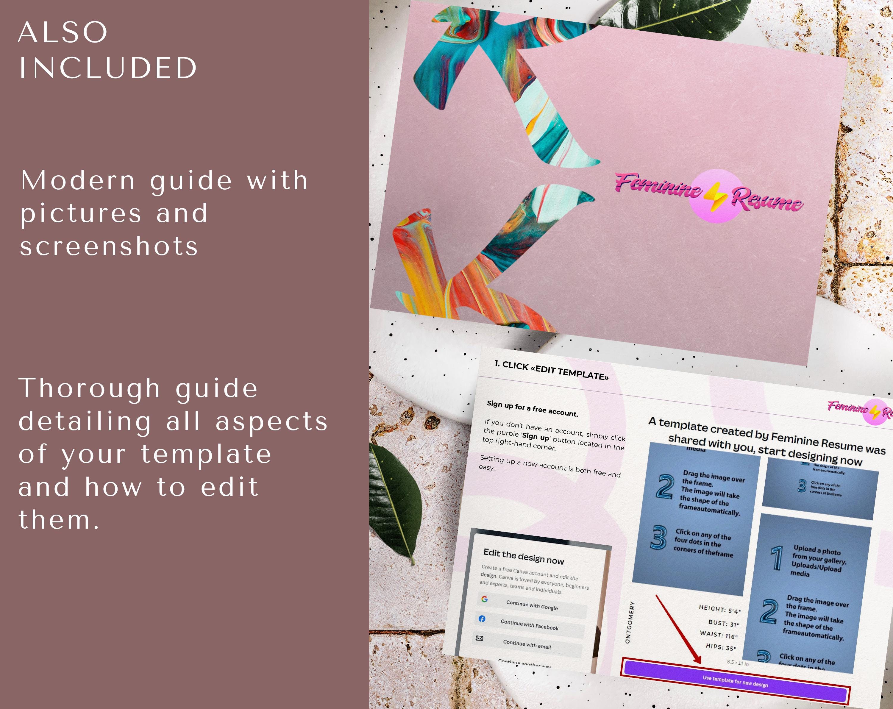 Kids Model Comp Card for Canva: Design a Custom Child Talent Composite ...