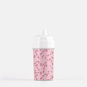 Candy Cane Sippy Cup - Pink & White Options