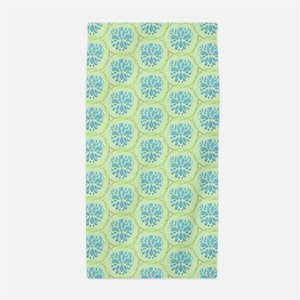 Painted Medallion Beach Towel - Personalization