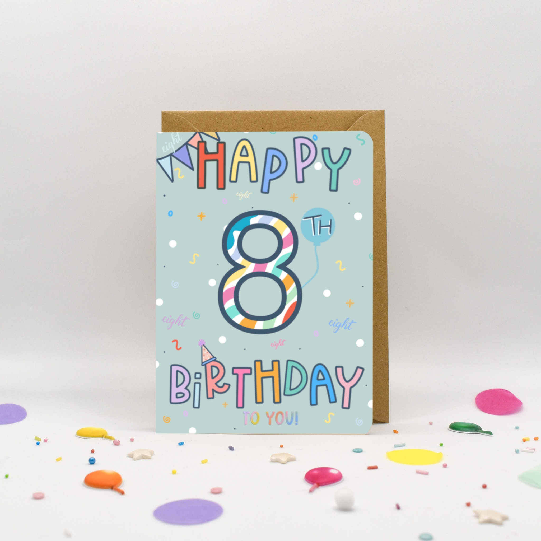 PERSONALISABLE 8th Birthday Card 8 Today Have A Roarsome