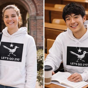 Let's Go 210 Roadrunner Hoodie, Desert Motif, Star Accent by Hampton Roadz