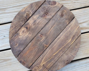 20" Rustic wood wedding cake stand, ANY SIZE birthday Pizza cake decoration Handmade cupcake stand cup tray display Pie wedding cake tray.