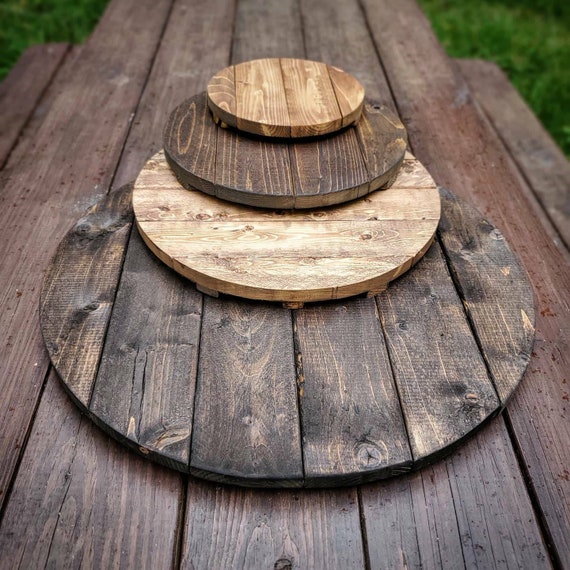 18 Wood Cupcake Muffin Stand or ANY SIZE Rustic Wood Etsy