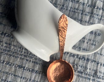 The "Vessel of Warmth" Hand-Forged Copper Ladle