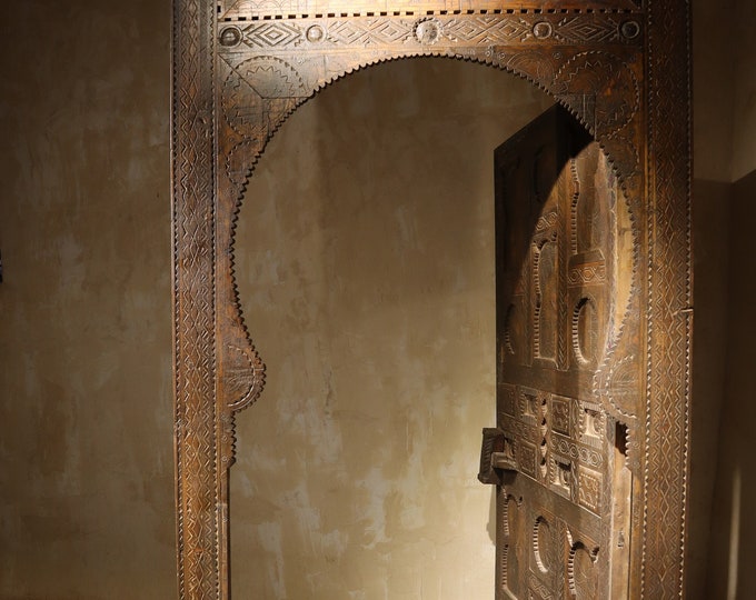 Moroccan Door  Berber  - Personalized Charm for Your Space - Vintage & Authentic Design-Free shipping – Also Available in Custom Sizes
