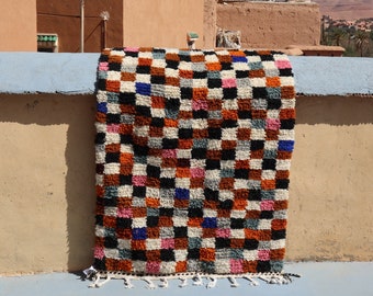 Handmade Colorful Berber Rug - Custom Size Moroccan Rug - Traditionally Rug - Living Room Rug - Free Shipping