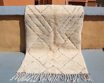 Minimalist Berber Rug - Custome Size Rug - Living Room Rug - Handmade Moroccan Rug - wool Area Rug - Free Shipping