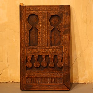 hand carved door, berber door, antique wood door, 9x11 in frame, moroccan door art, berber door, cedar door, african door