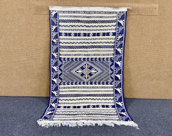 flat weave Kilim 3,2 x 5,2 ft